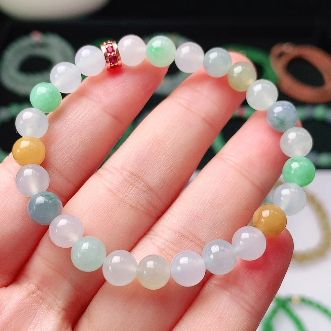 未镶嵌手链翡翠翡翠