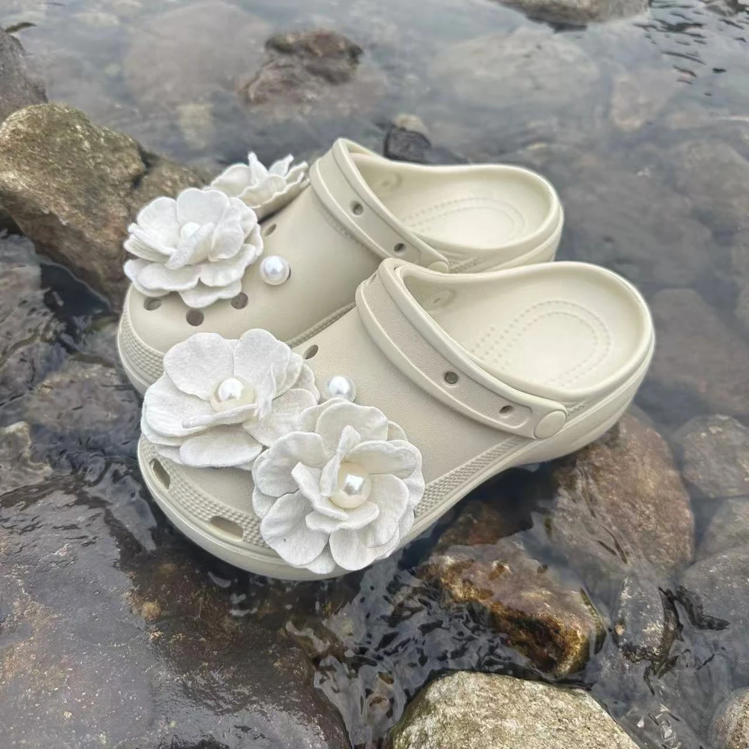 云垛(增高4.1厘米)夏季外穿洞洞鞋厚底防滑百搭时尚增高懒人鞋