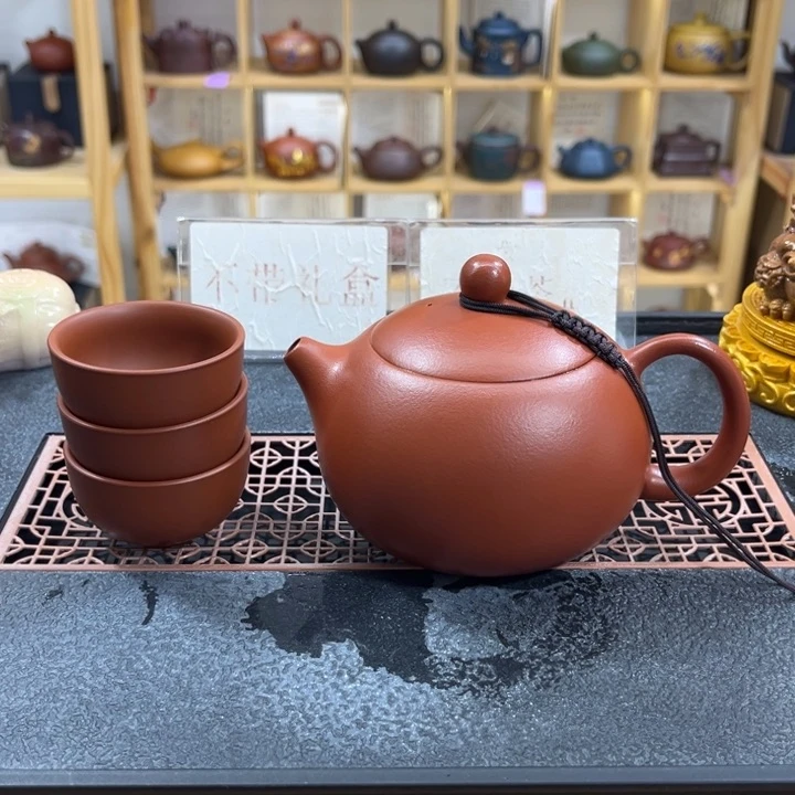 紫砂紫砂300ml西施（一壶三杯）