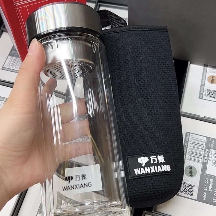 万象双玻璃杯v929-430杯套