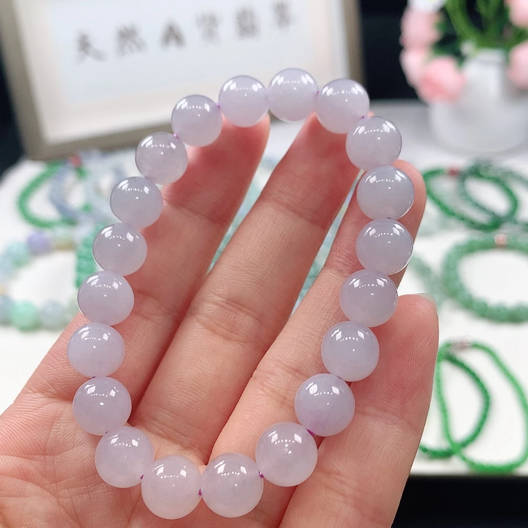 翡翠未镶嵌手链手链9.3mm
