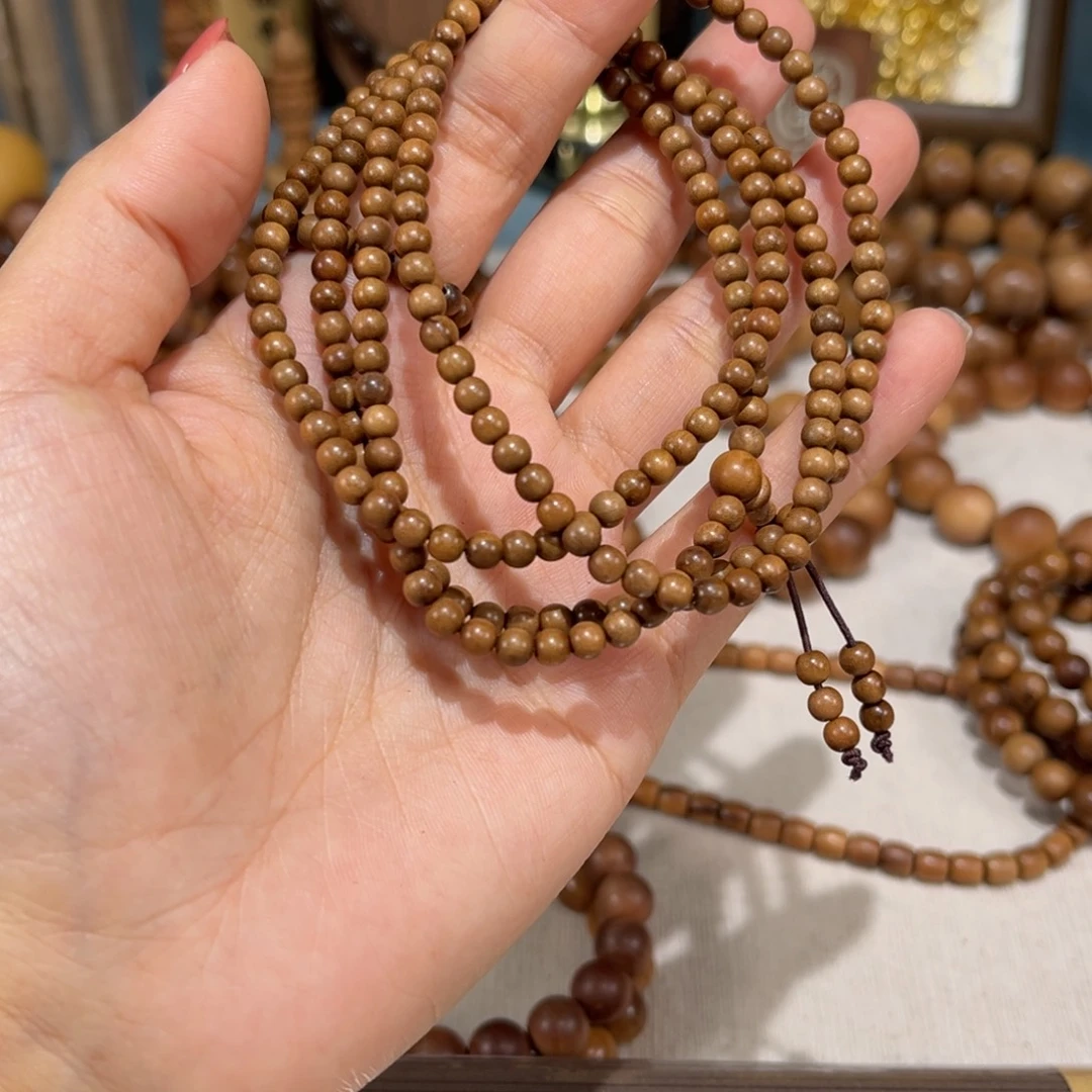 *****手串/手链檀香木有黑油线0.4✖️216颗多圈