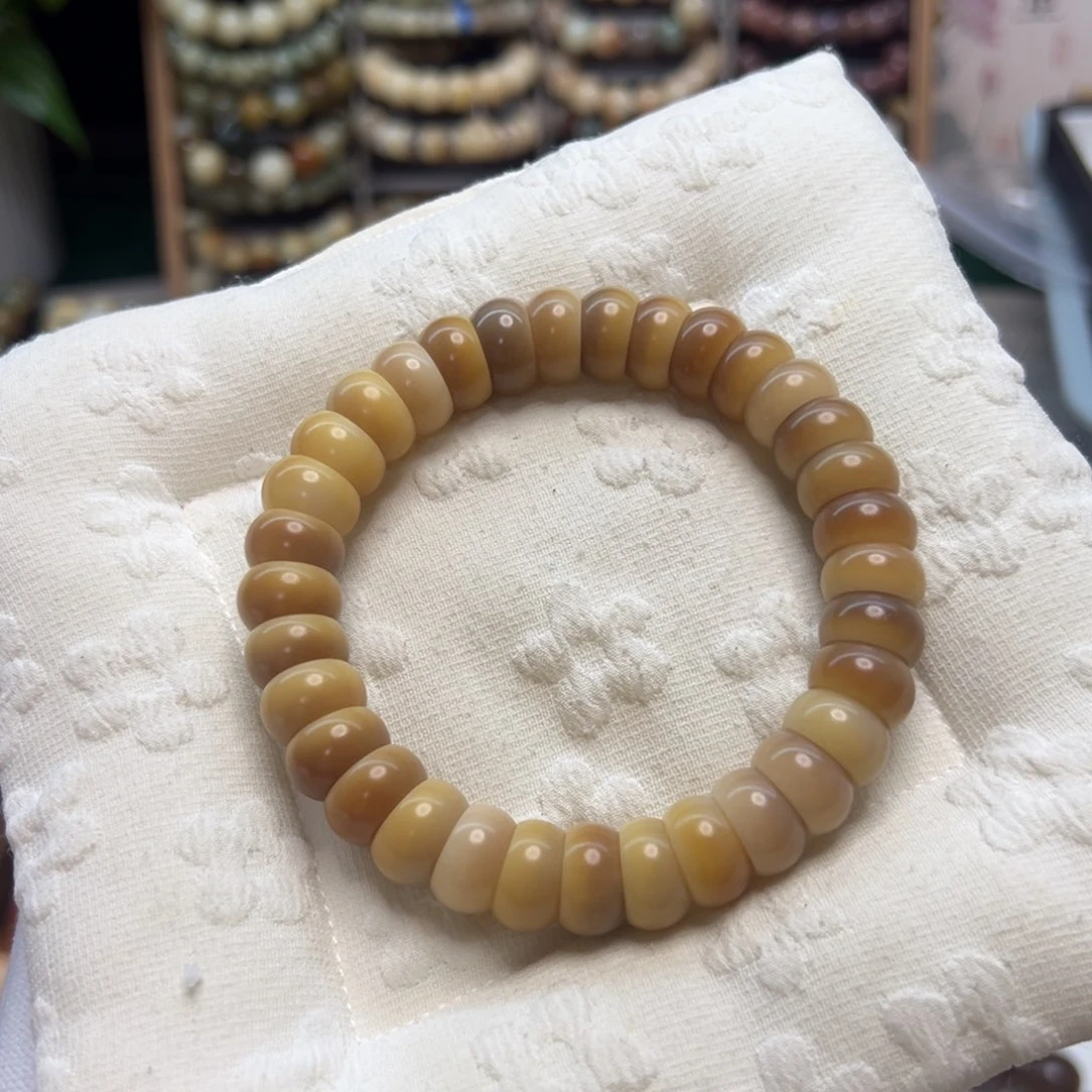 菩提根/象牙果手串卡13碗珠微瑕