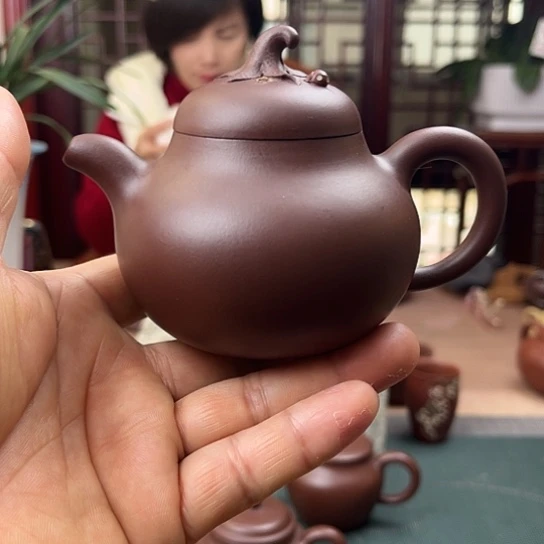 紫泥茶壶原矿紫砂泥