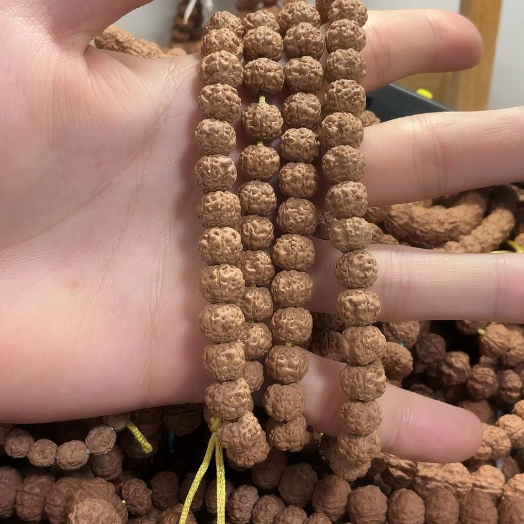 金刚菩提吊坠花王苹果园，一条保手持两条保108