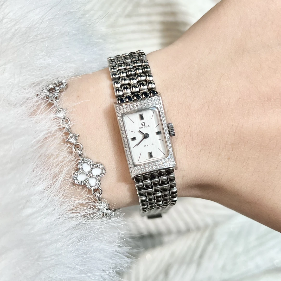 95新 Omega/欧米茄 蝶飞系列/手动机械/女表/OM919