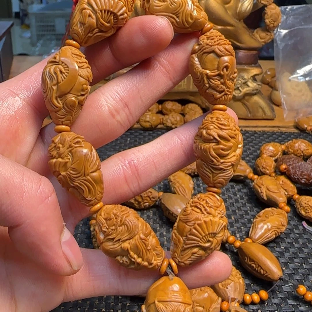 橄榄核手串/手链整身钟馗