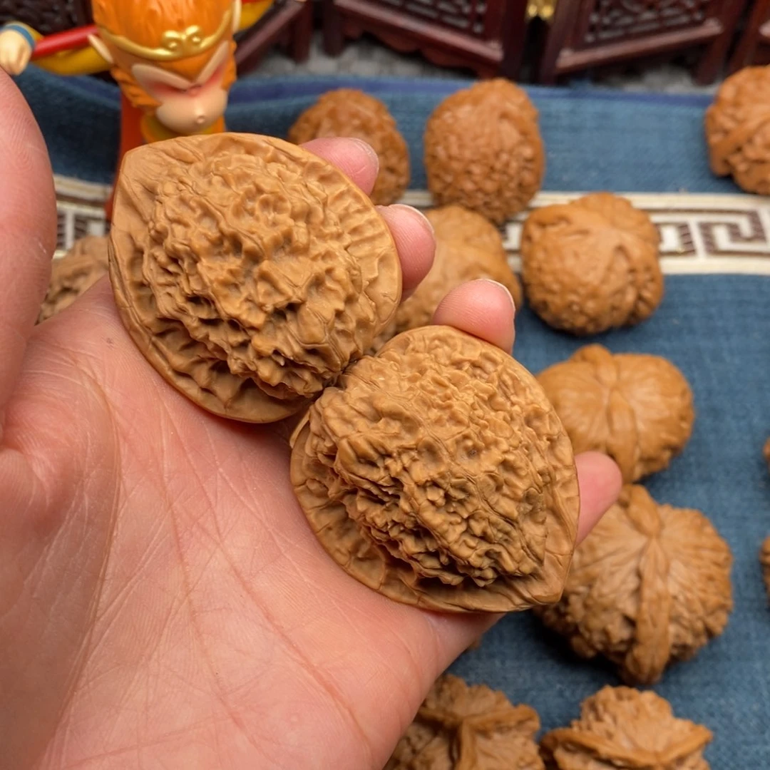 文玩核桃把件41官帽