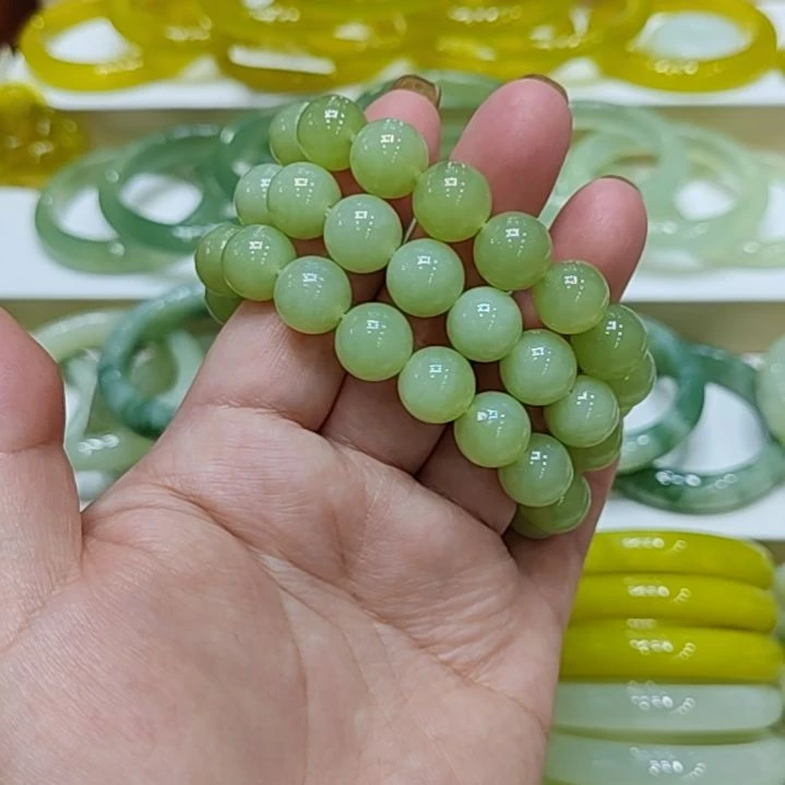 【闪购商品】未镶嵌岫玉手链岫玉未镶嵌多样性发货