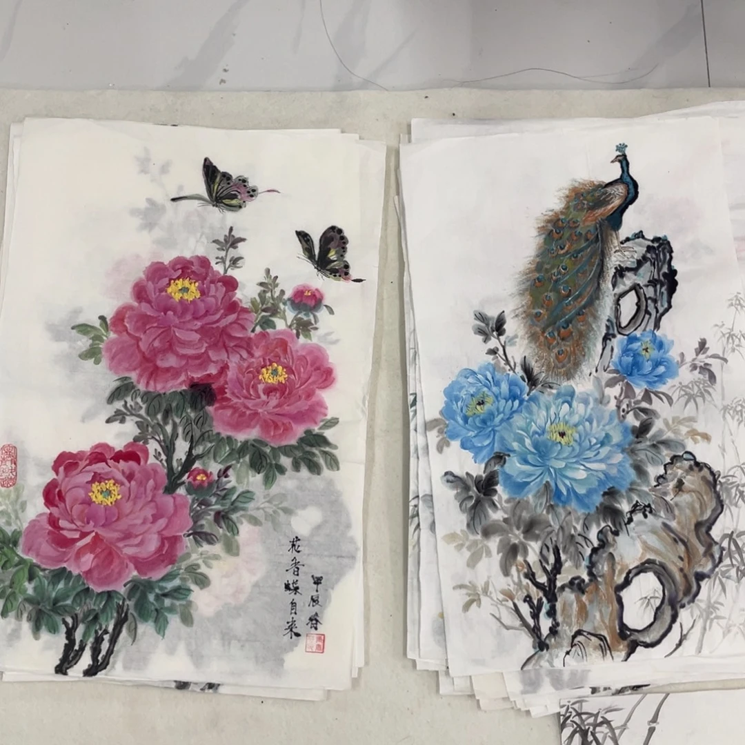 国画张香云老师绘画