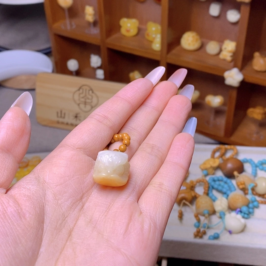 吊坠猴头核桃醒狮橄榄核卡环