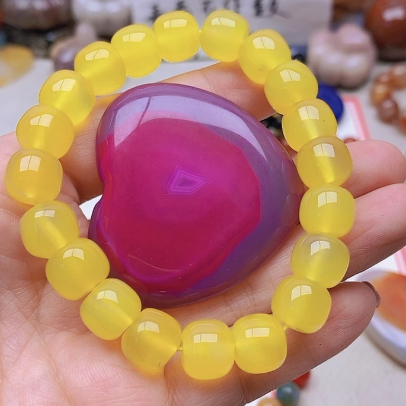 【闪购商品】未镶嵌玛瑙/玉髓珠宝半成品江**色