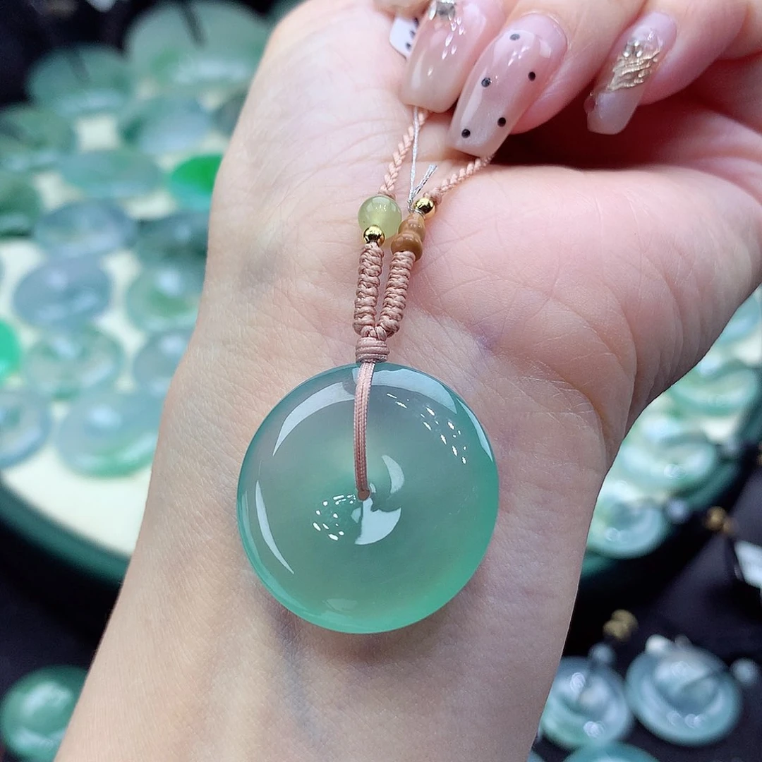 颈饰未镶嵌翡翠编号40尺寸26/5.6