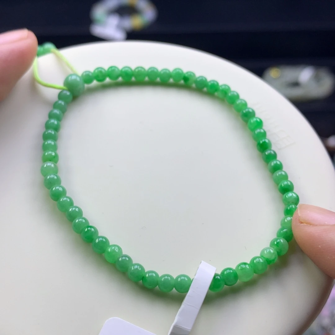 未镶嵌手串翡翠卡3.5