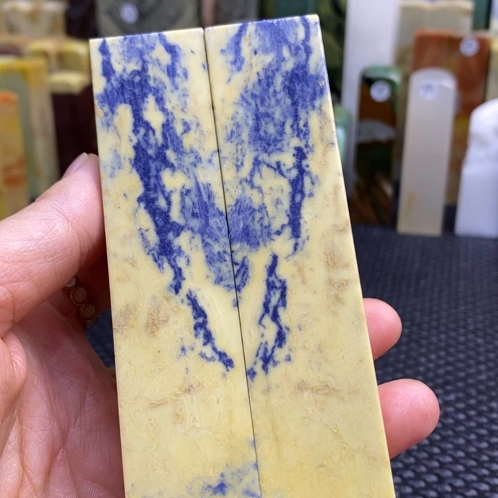 印度石小***淘青田石印章石