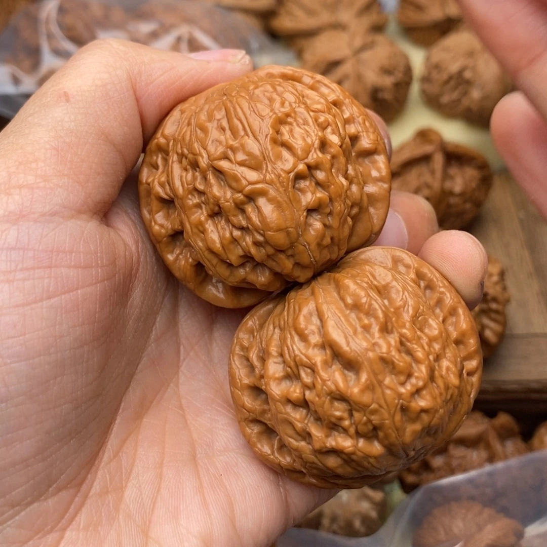 文玩核桃把件071号42加铁锤