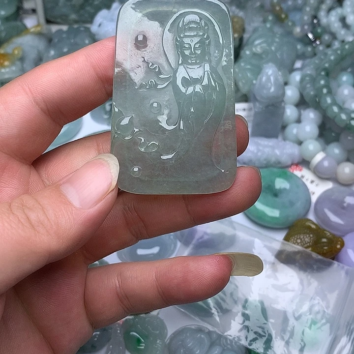 翡翠未镶嵌颈饰天然翡翠