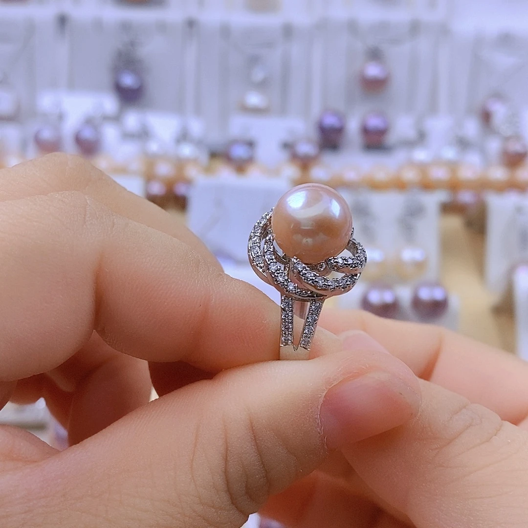 未镶嵌淡水珍珠戒指