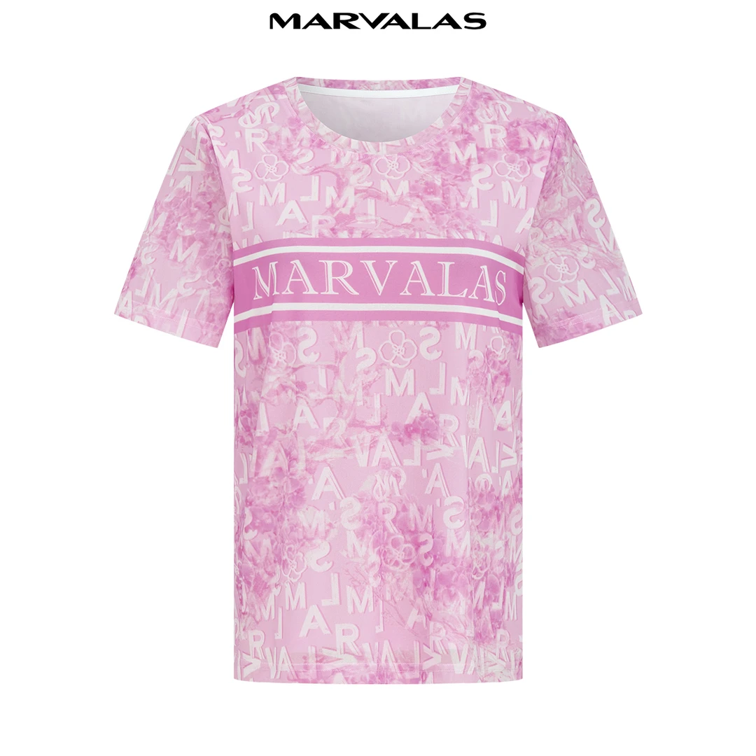 【小余专属】百搭圆领针织衫夏季字母短袖套头衫T恤M313109963