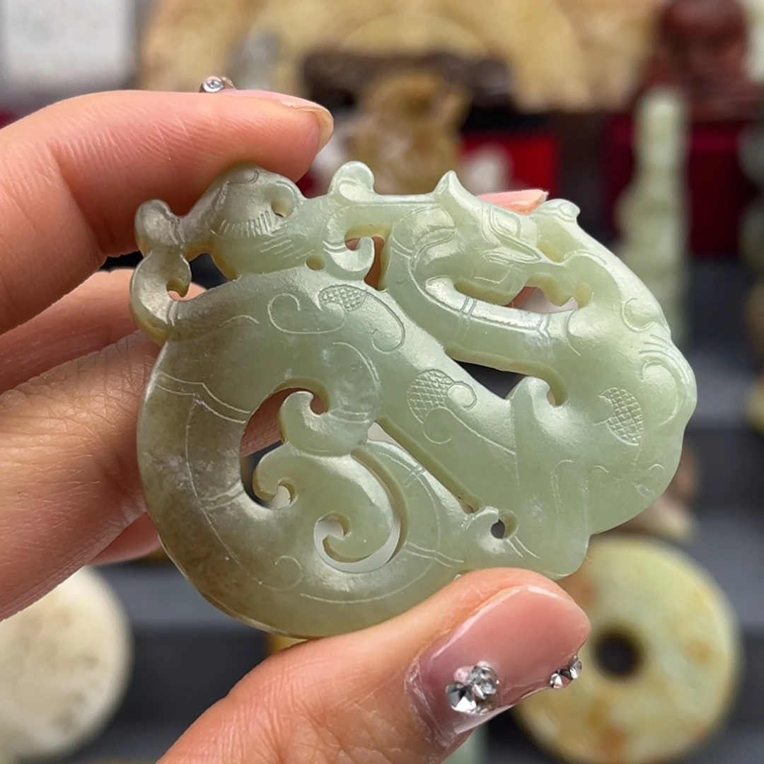 和田玉未镶嵌颈饰鉴古藏珍鉴古藏珍