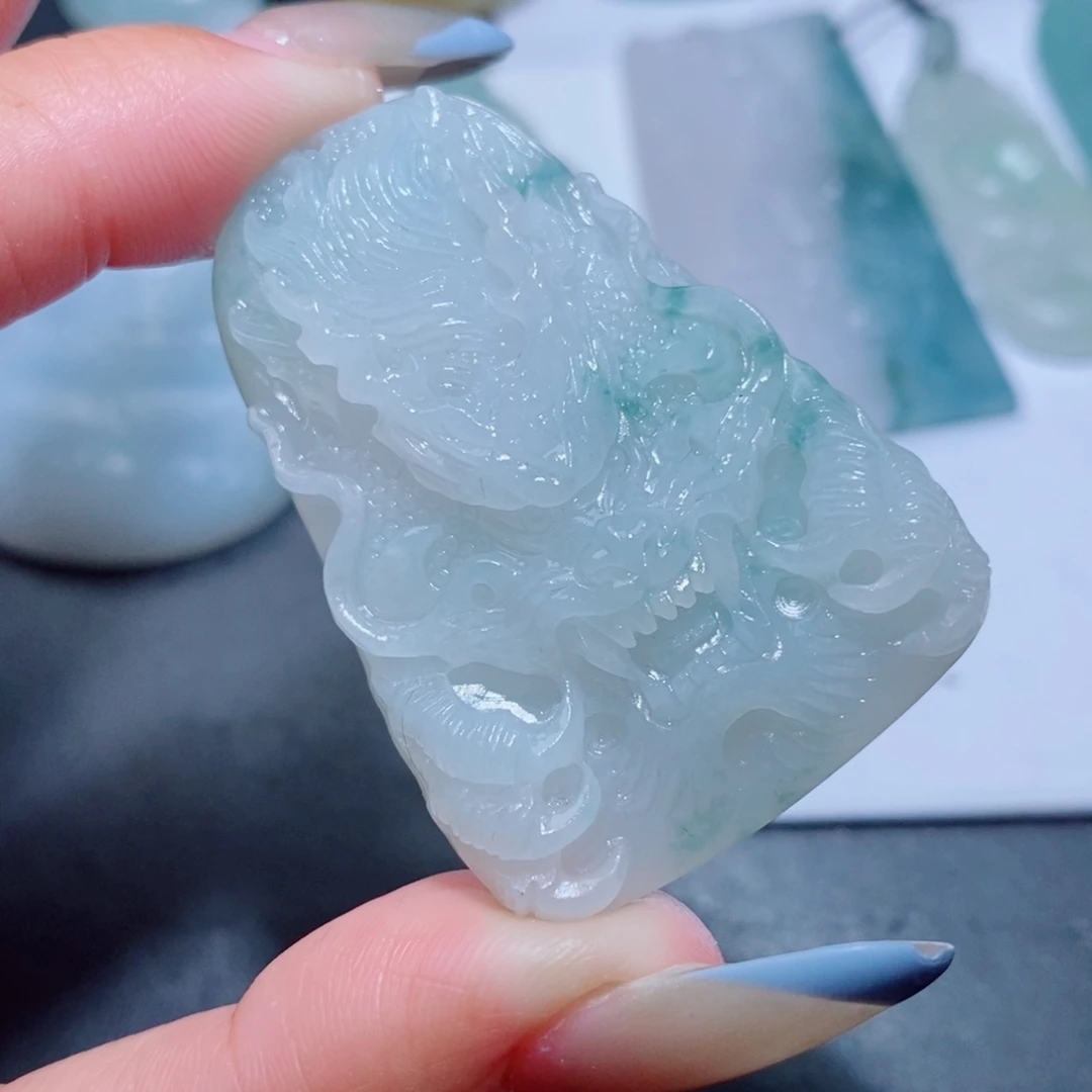 定制翡翠未镶嵌定制毛货翡翠挂件