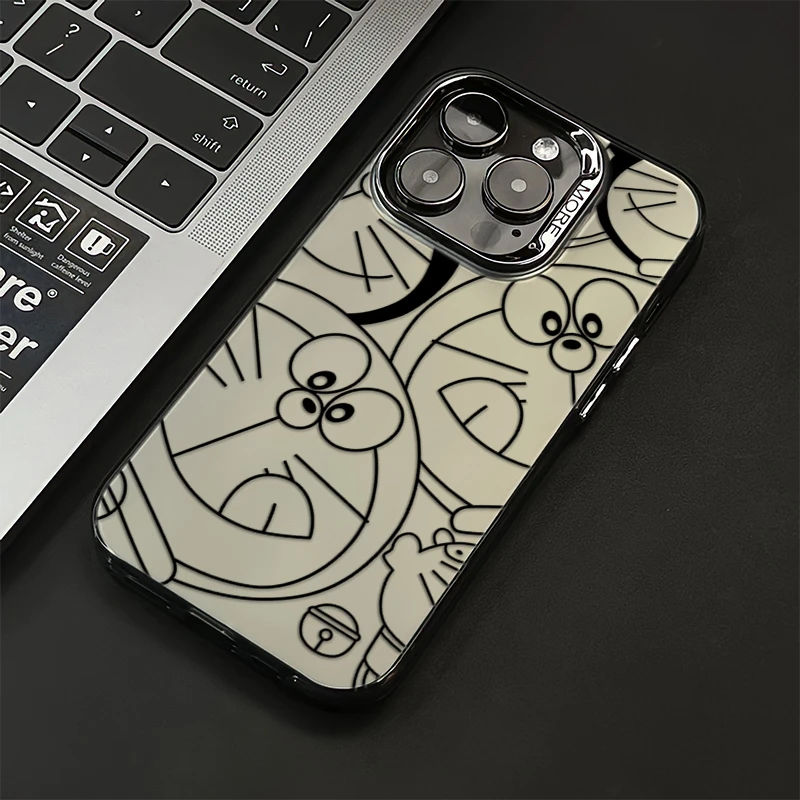 哆啦A梦适用苹果16手机壳iphone15防摔14promax卡通13/12/11创意