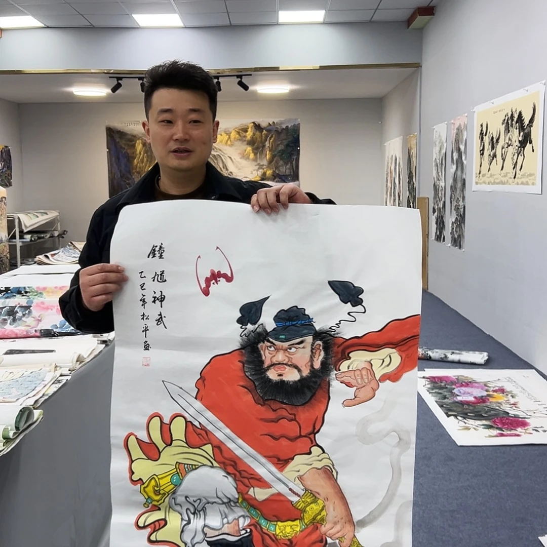 国画国画作品宣纸纯手绘