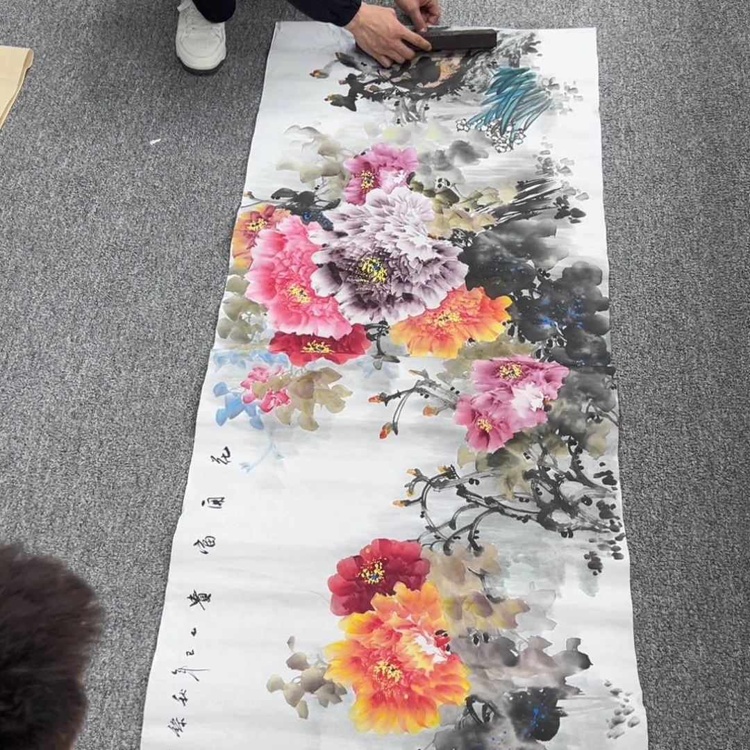 国画纯手绘字画宣纸