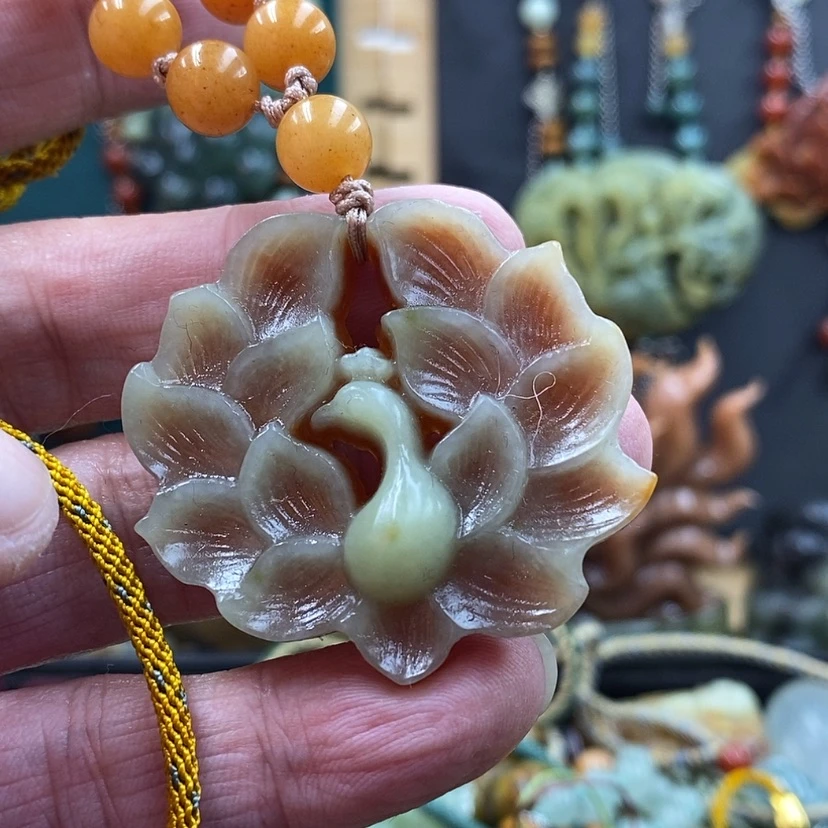 【闪购商品】未镶嵌蛇纹石玉吊坠