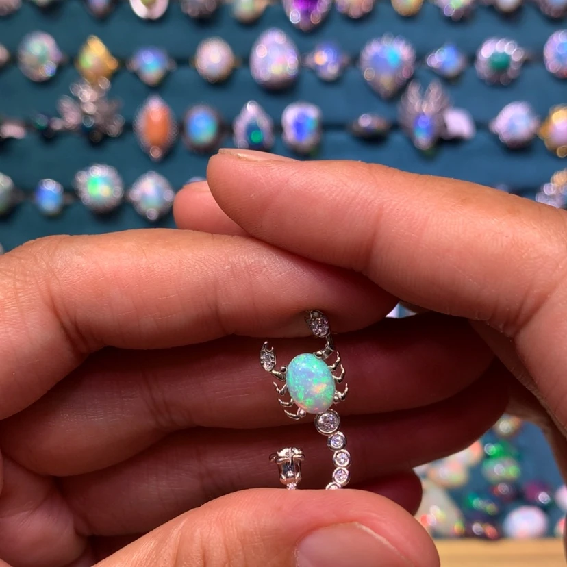 【闪购商品】欧泊银S925镶嵌项链款式