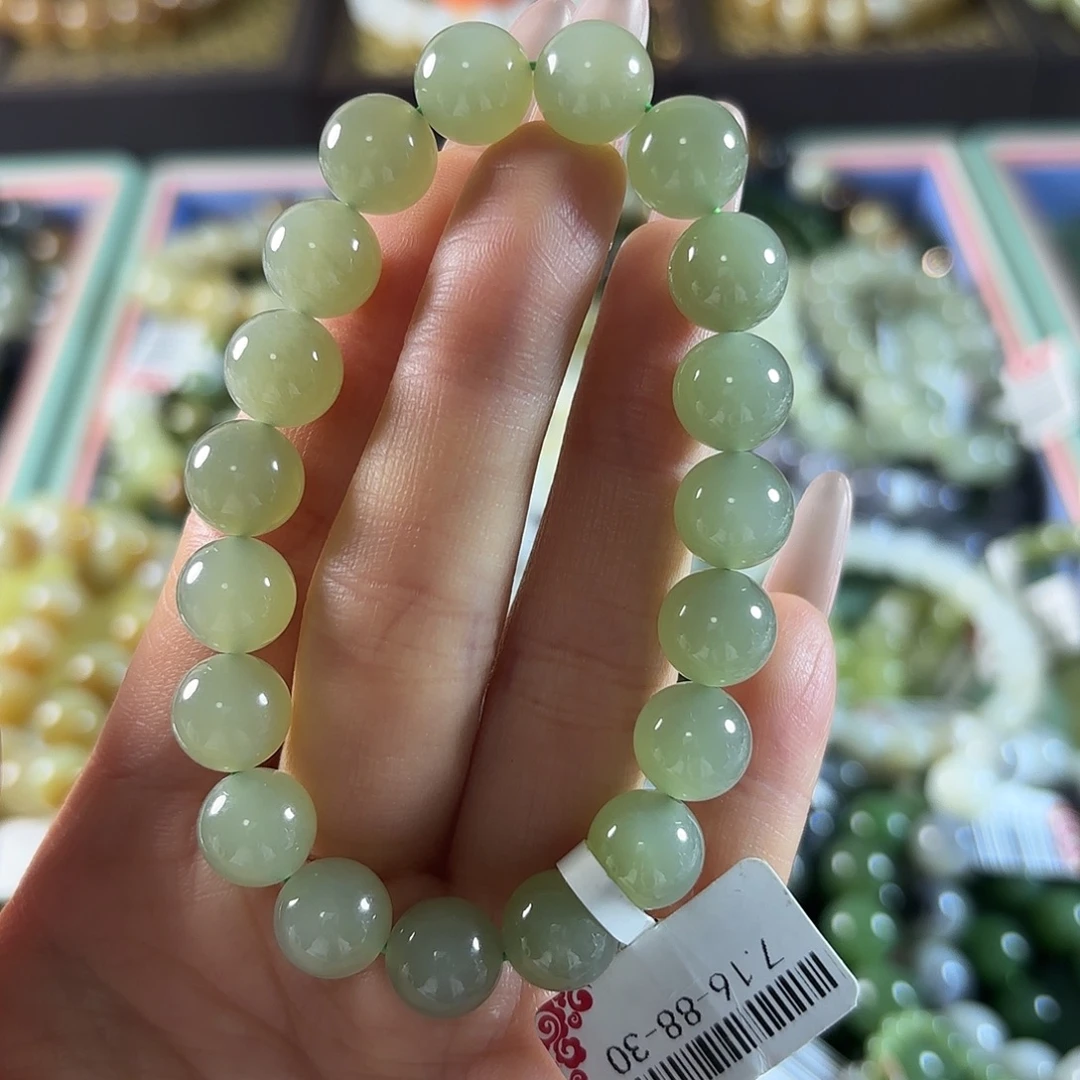 和田玉未镶嵌手链113