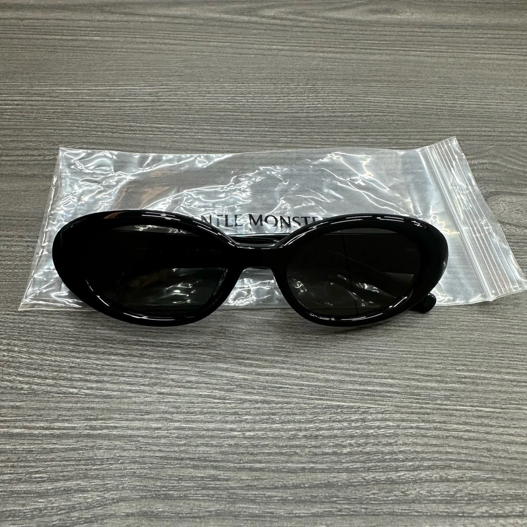 未使用 Maison Margiela/梅森马吉拉 联名gm107黑色墨镜全新有盒