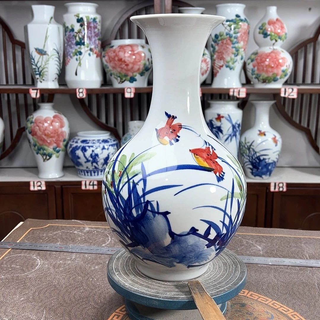 摆件景德镇陶瓷赏玉