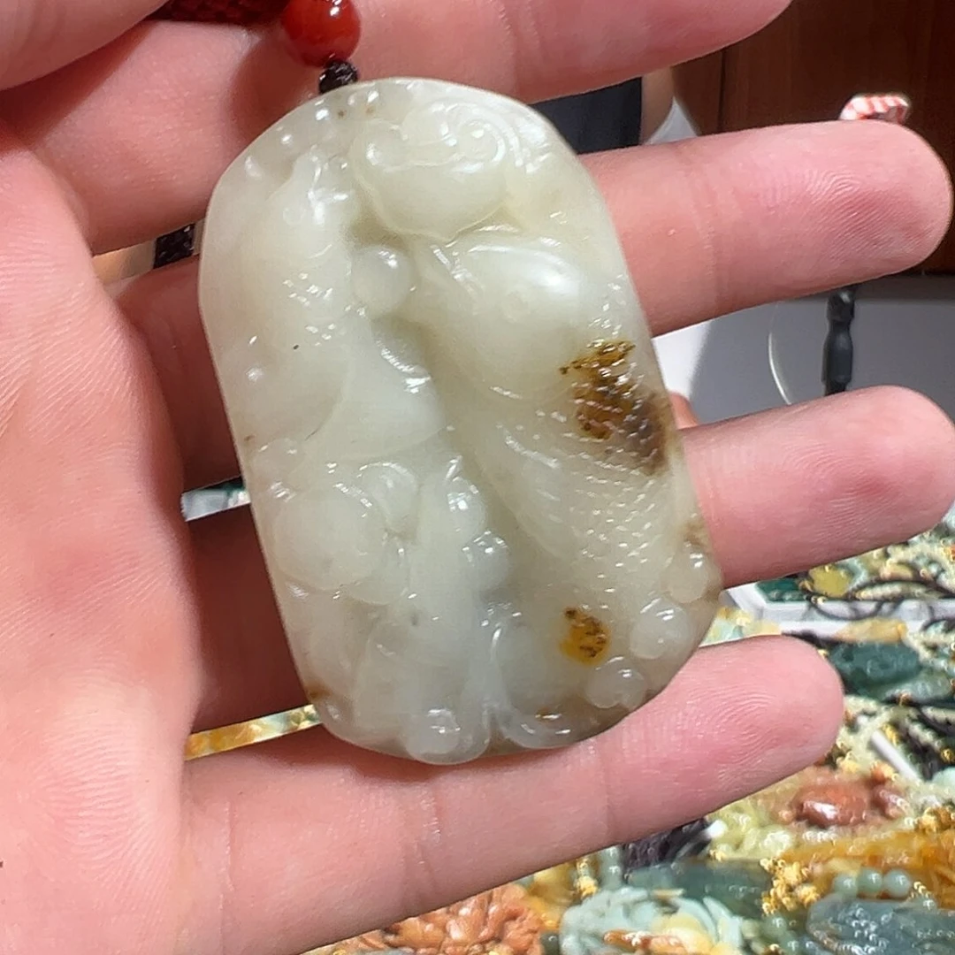 岫玉未镶嵌毛衣链