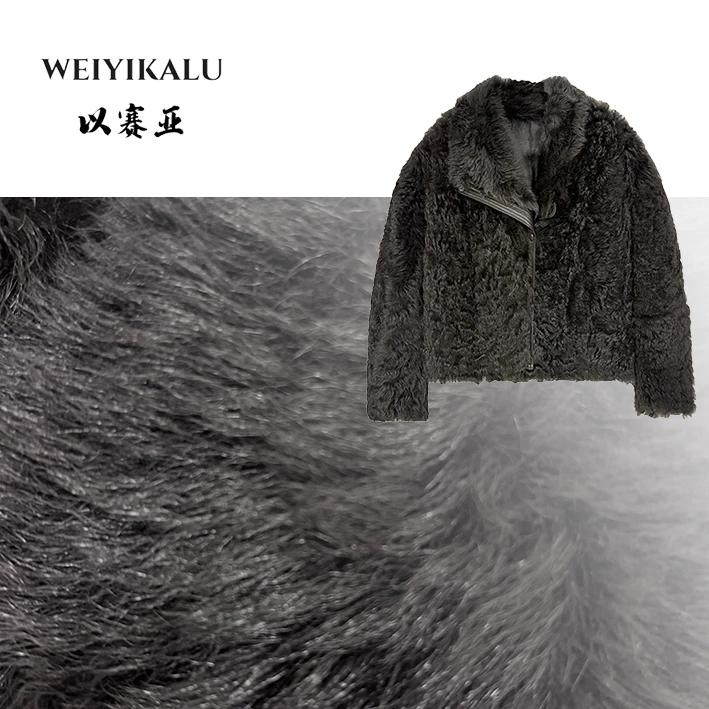 以赛亚 流光晨曦 24年XYF新款冬季女款皮草高智淡人皮毛一体24001