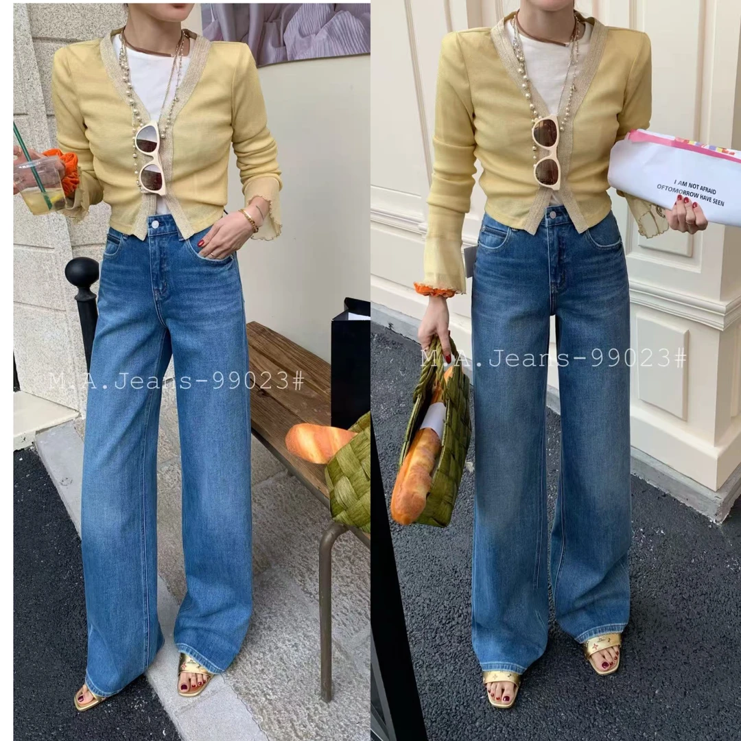 【NO退NO换】福秒-梨形天菜！经典微喇牛仔裤（BO99023#）BOYIYI