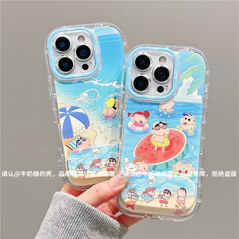 泡芙羽纱适用苹果16/iPhone/华为荣耀/OPPO/VIVO/小米/手机壳爆款