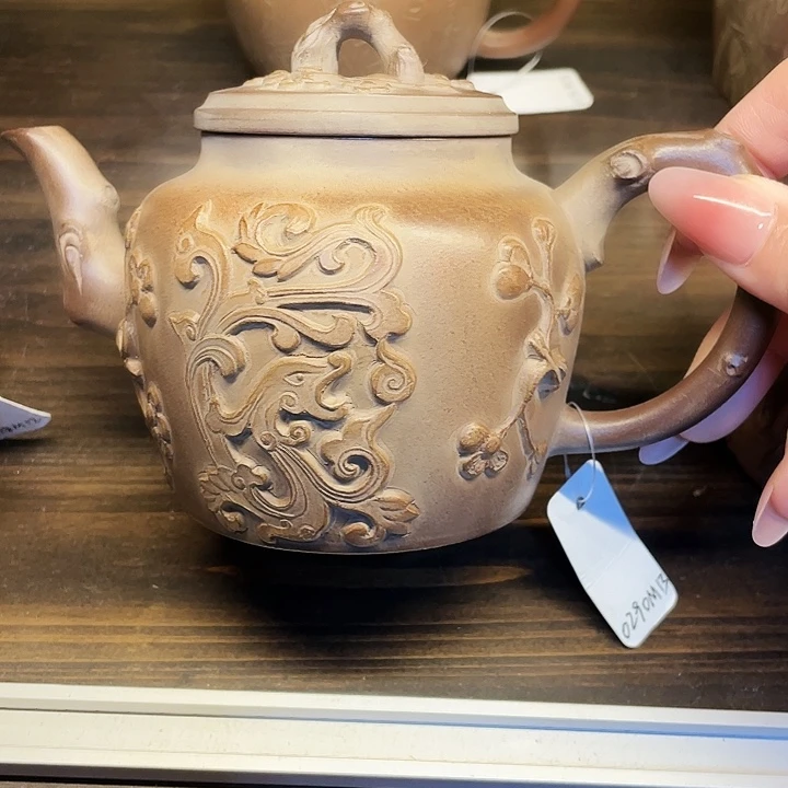 渔***子宜兴紫砂壶工艺品