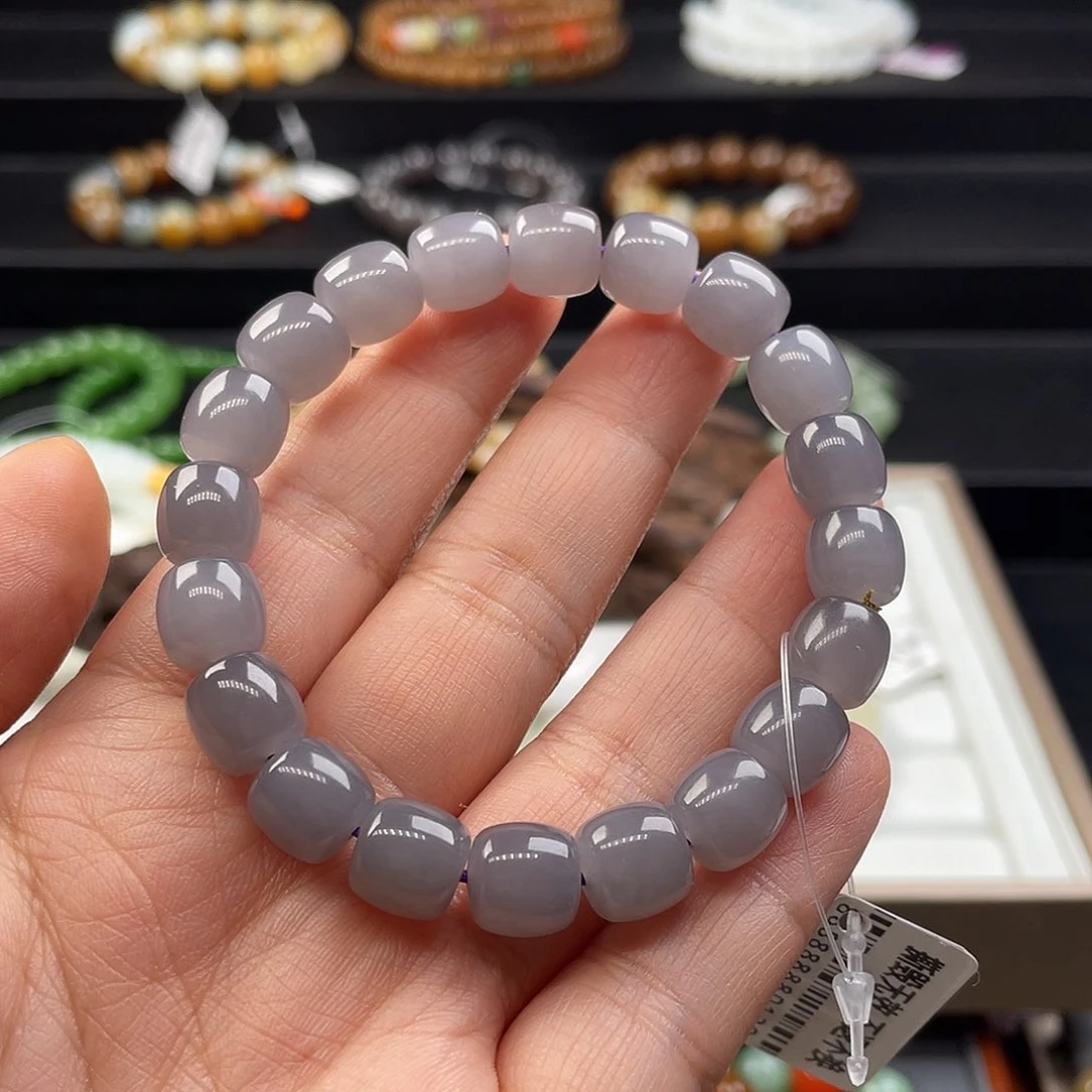 和田玉手串未镶嵌眉*尺