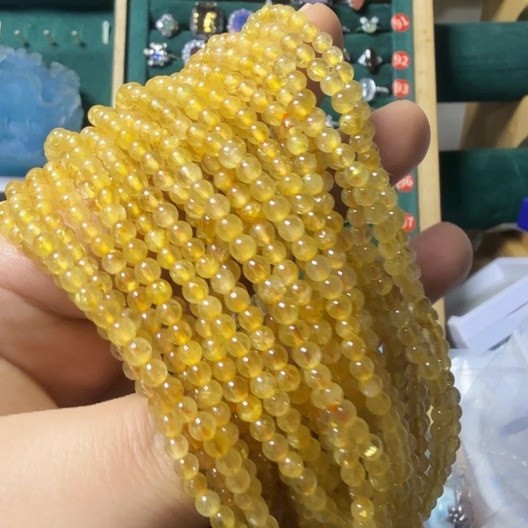 发晶手链未镶嵌发晶三圈发晶三圈