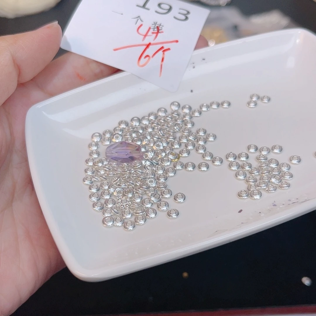 紫晶珠宝半成品银S925镶嵌193