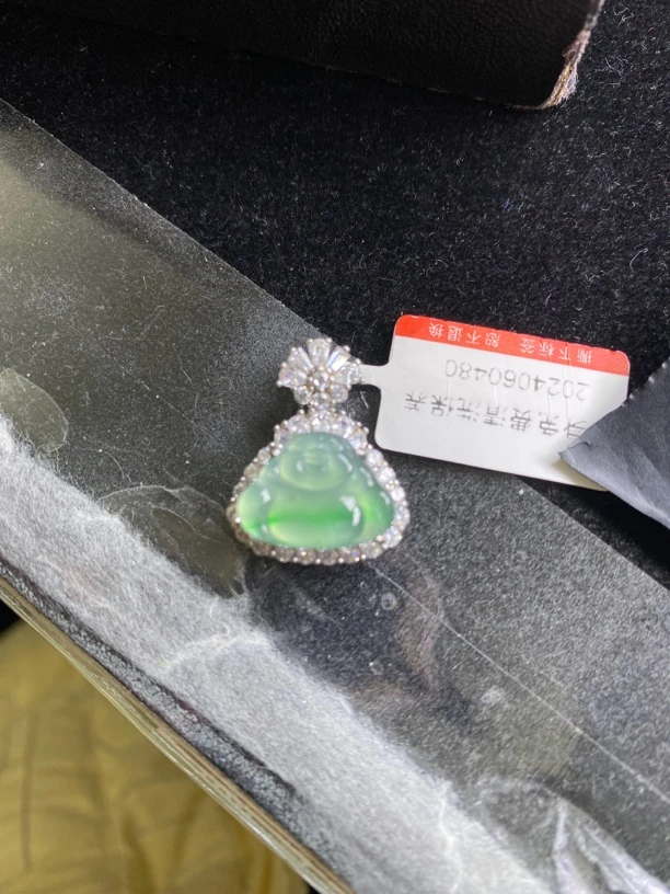 佛公吊坠925银镶