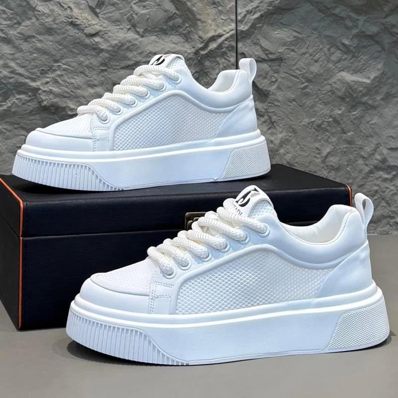 【 WOH ！官方正品 】欧洲站男鞋2025新款夏季透气网面休闲板鞋百搭