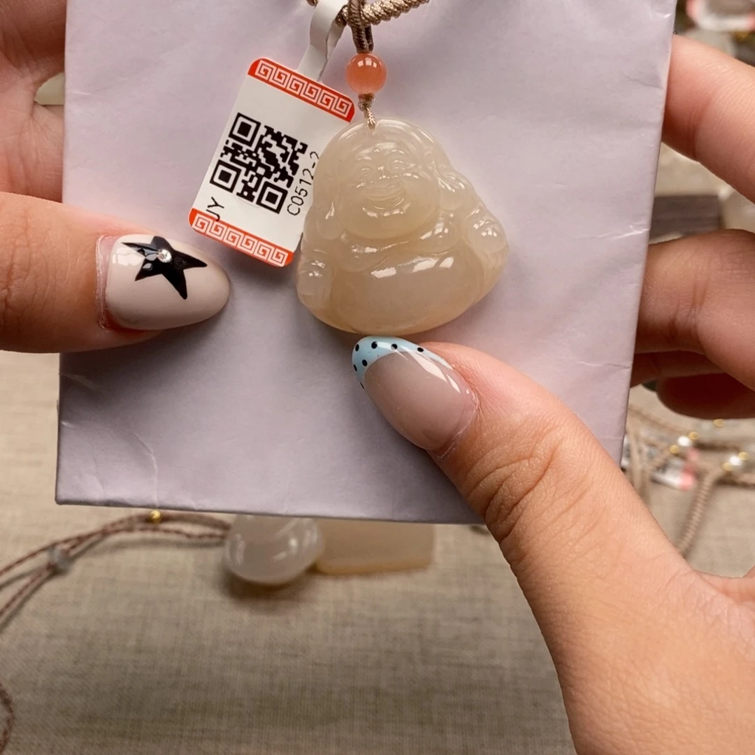 颈饰未镶嵌和田玉?****9佛公