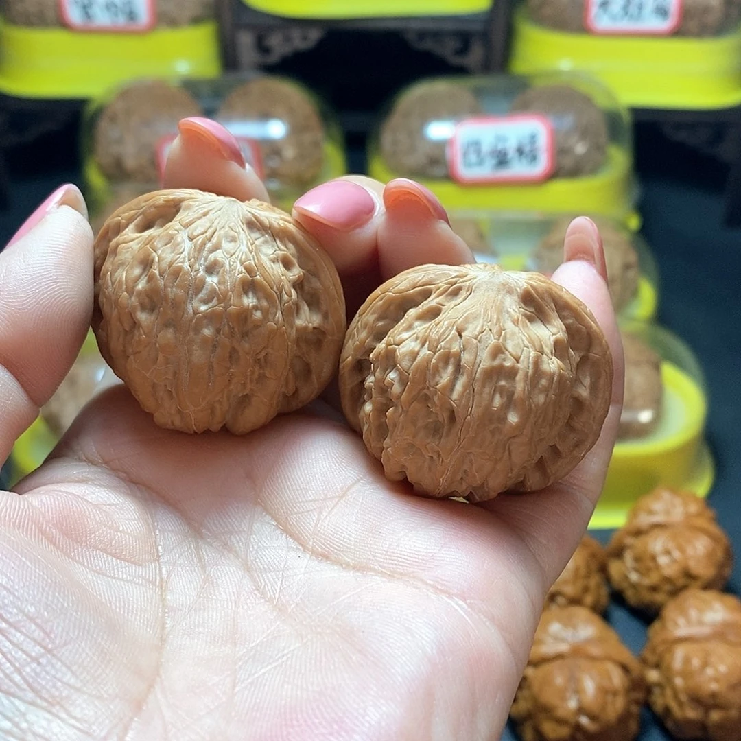 文玩核桃把件13号磨盘39尺全品
