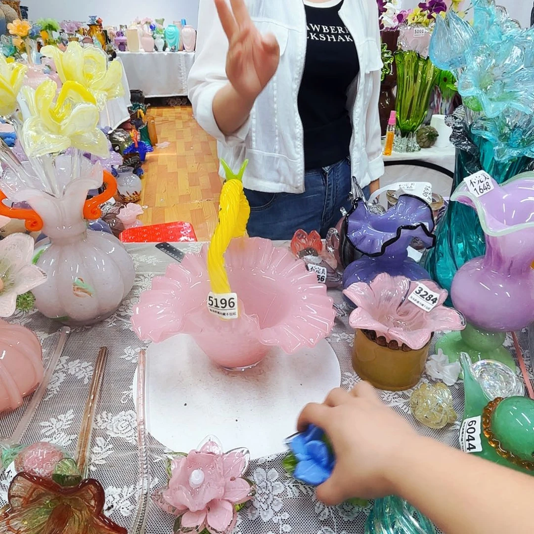 5196琉璃花瓶花器艺术品