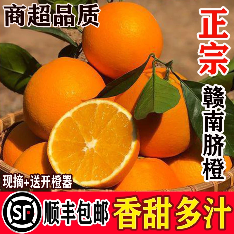【顺丰包邮】正宗赣南脐橙橙子新鲜10斤装大果当季赣州橙子当季整箱