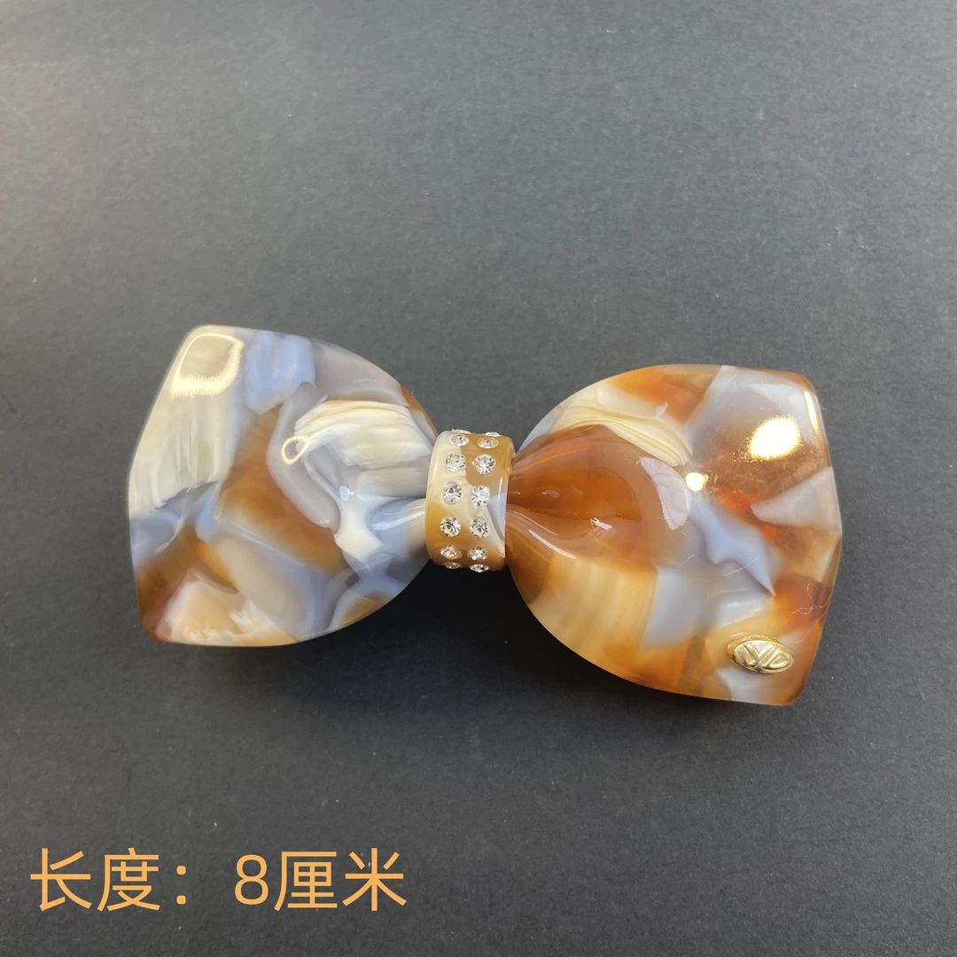 韩式时尚百搭发夹醋酸弹簧夹侧边夹半夹后脑勺发夹MY004