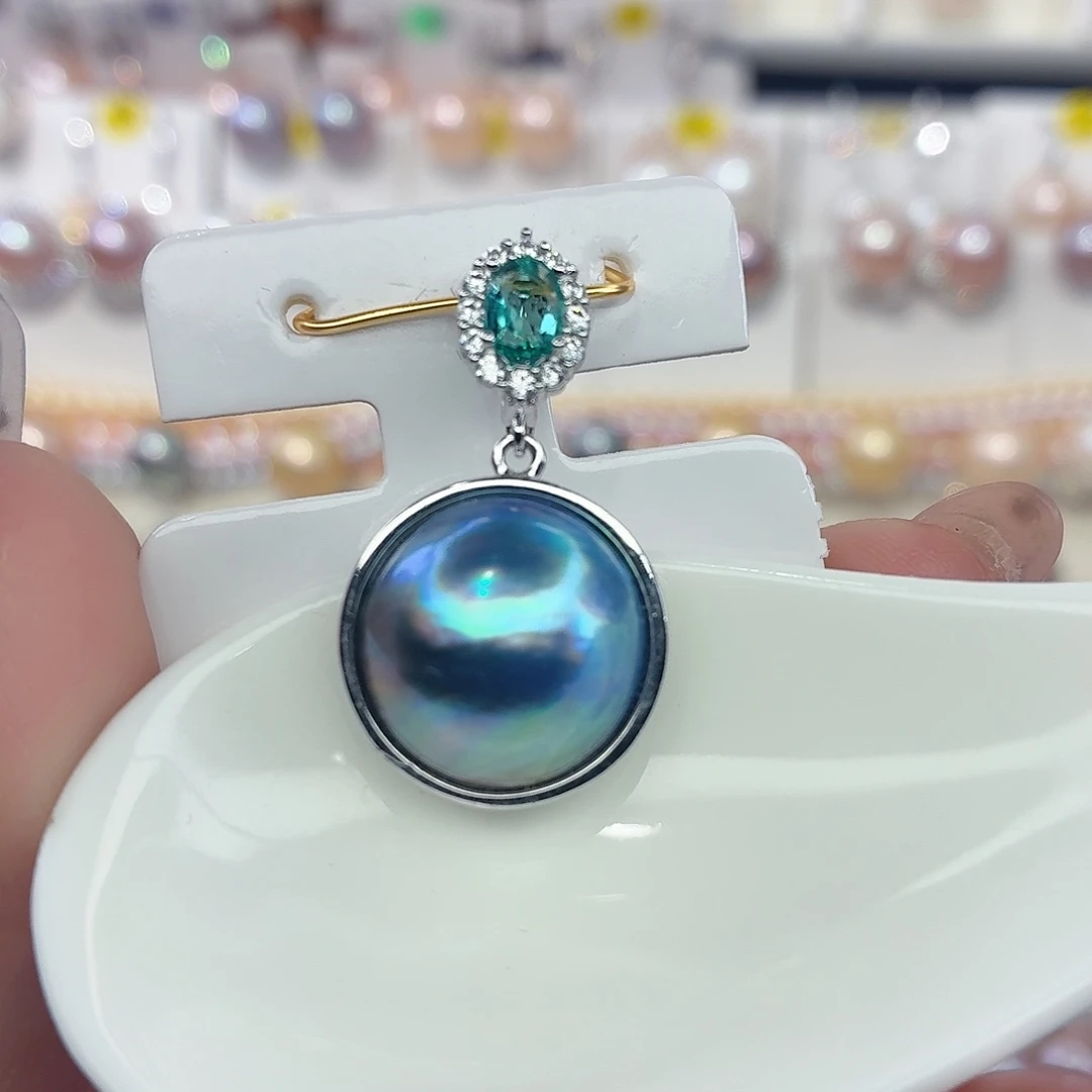 颈饰合金淡水珍珠