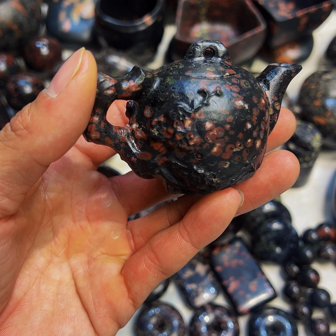 梅花玉鱼缸石茶周边微瑕不退不换